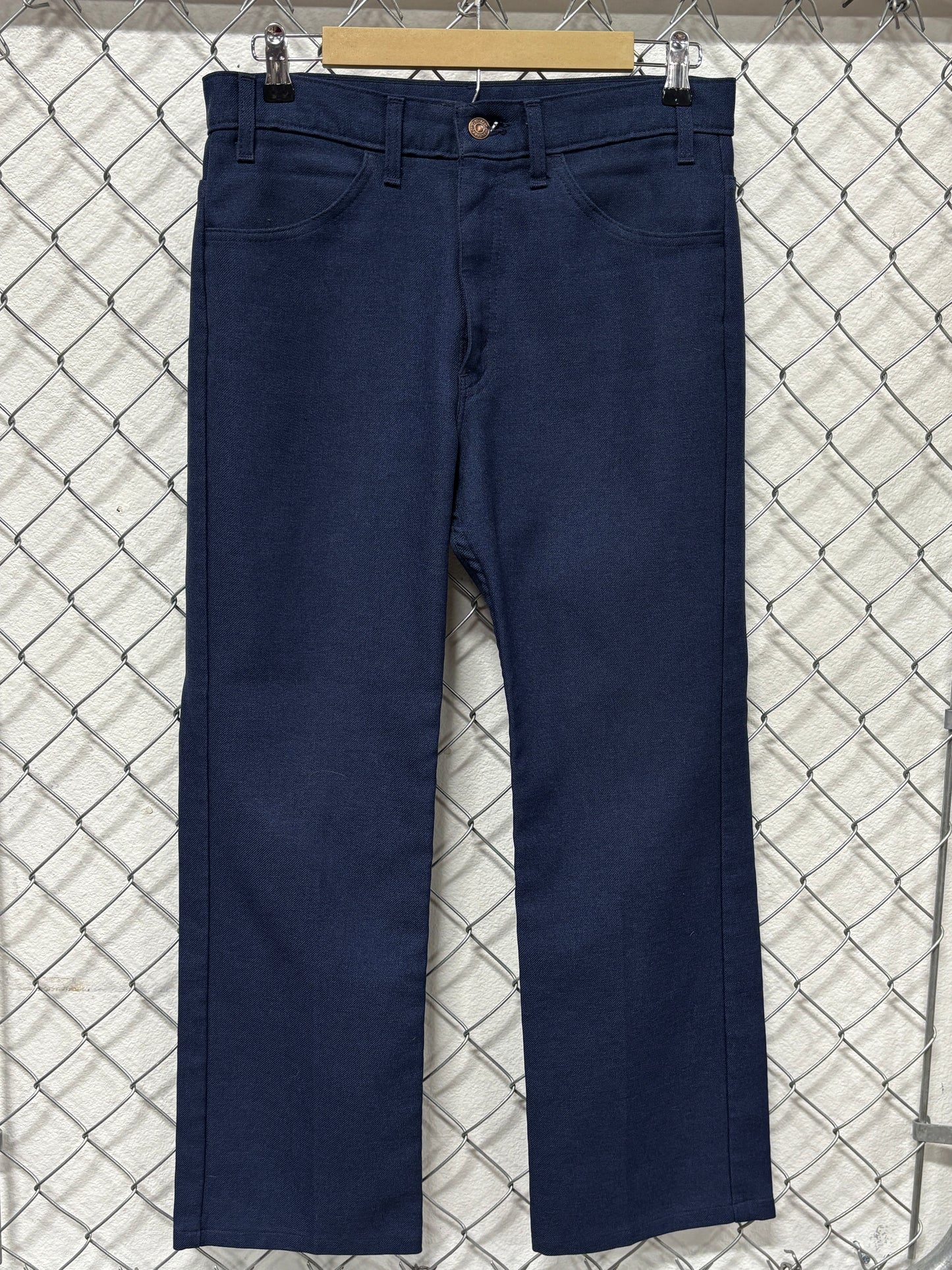 Vintage Levi's Blue 100% Polyester Pants Size 32x29