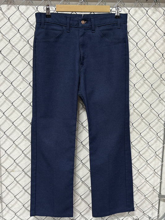 Vintage Levi's Blue 100% Polyester Pants Size 32x29