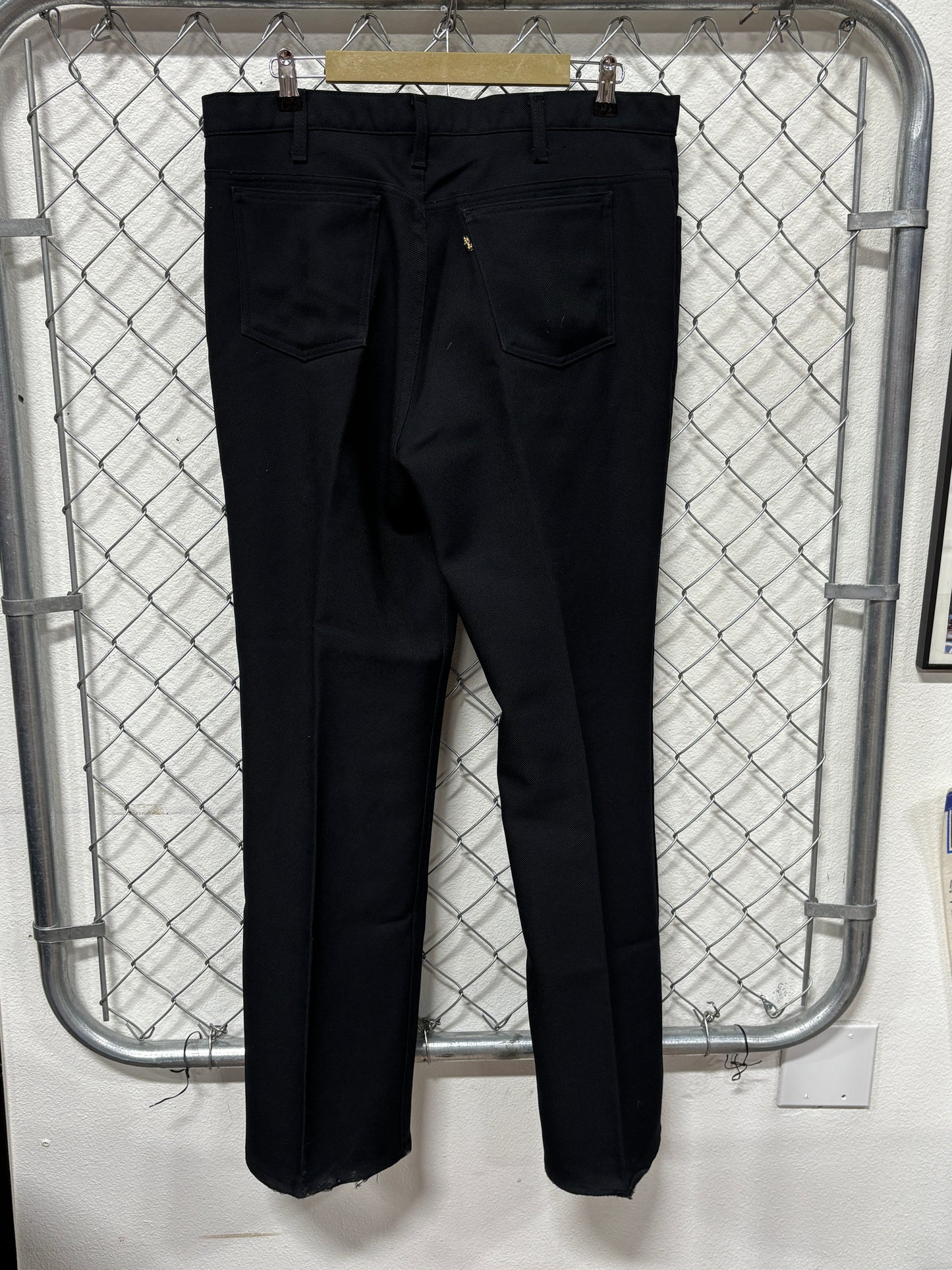 Vintage Levi's Black Straight Leg Made in USA Pants Size 37x33