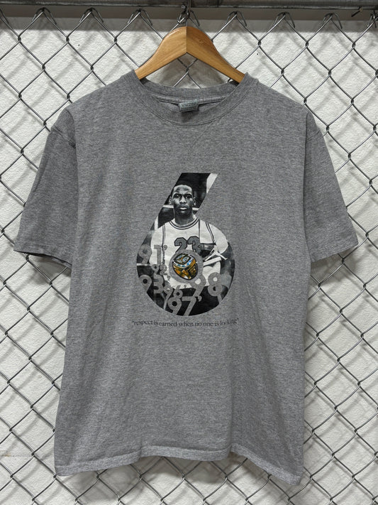 Vintage Y2K Jordan Brand 6 Rings Respect is Earned Tee Size XL