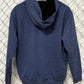 Vintage Y2K Affliction Style Blue Zip Up Hoodie Size Medium