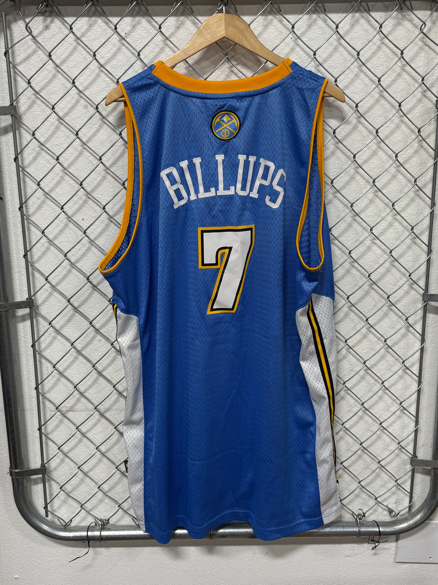 Vintage Adidas Denver Nuggets Chauncey Billups #7 Jersey Size XXL