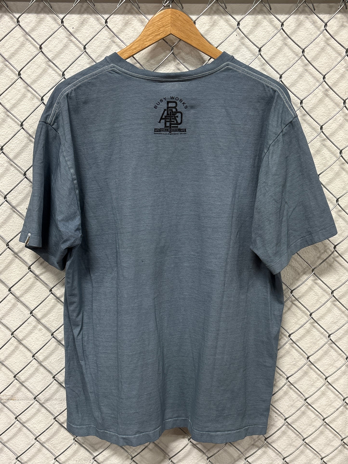 Bape A Bathing Ape Hand Dyed Box Logo Tee Size XXL