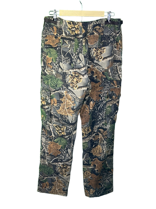 Vintage 00's Cabela's Hunters Woodland Camo Cargo Pants Size 32x30