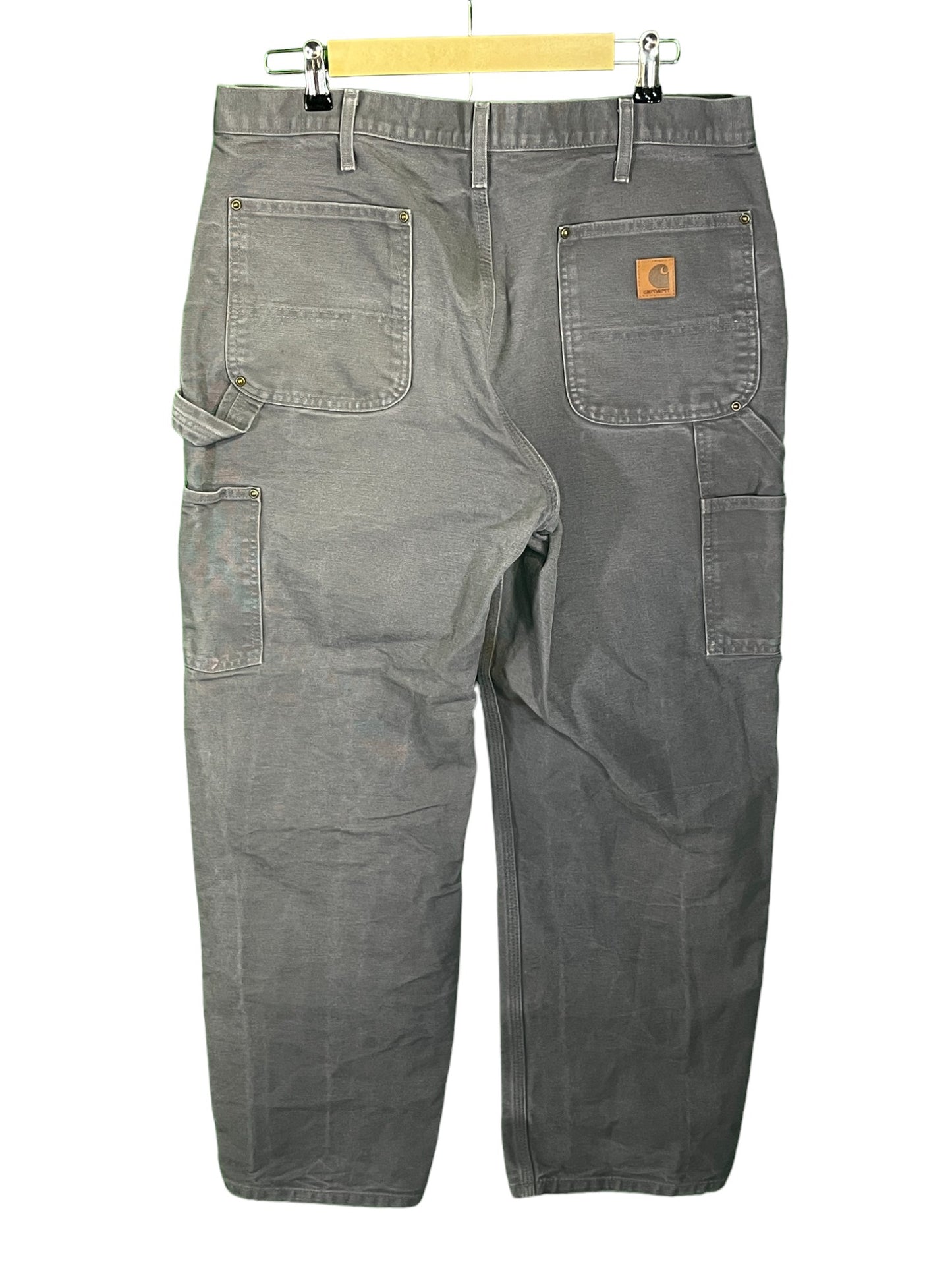 Vintage Carhartt Double Knee Carpenter Pants Gravel Grey Size 36x30