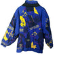 Vintage 90's Pro Spirit All Over Print Fresh Prince Style Puffer Jacket Size XL
