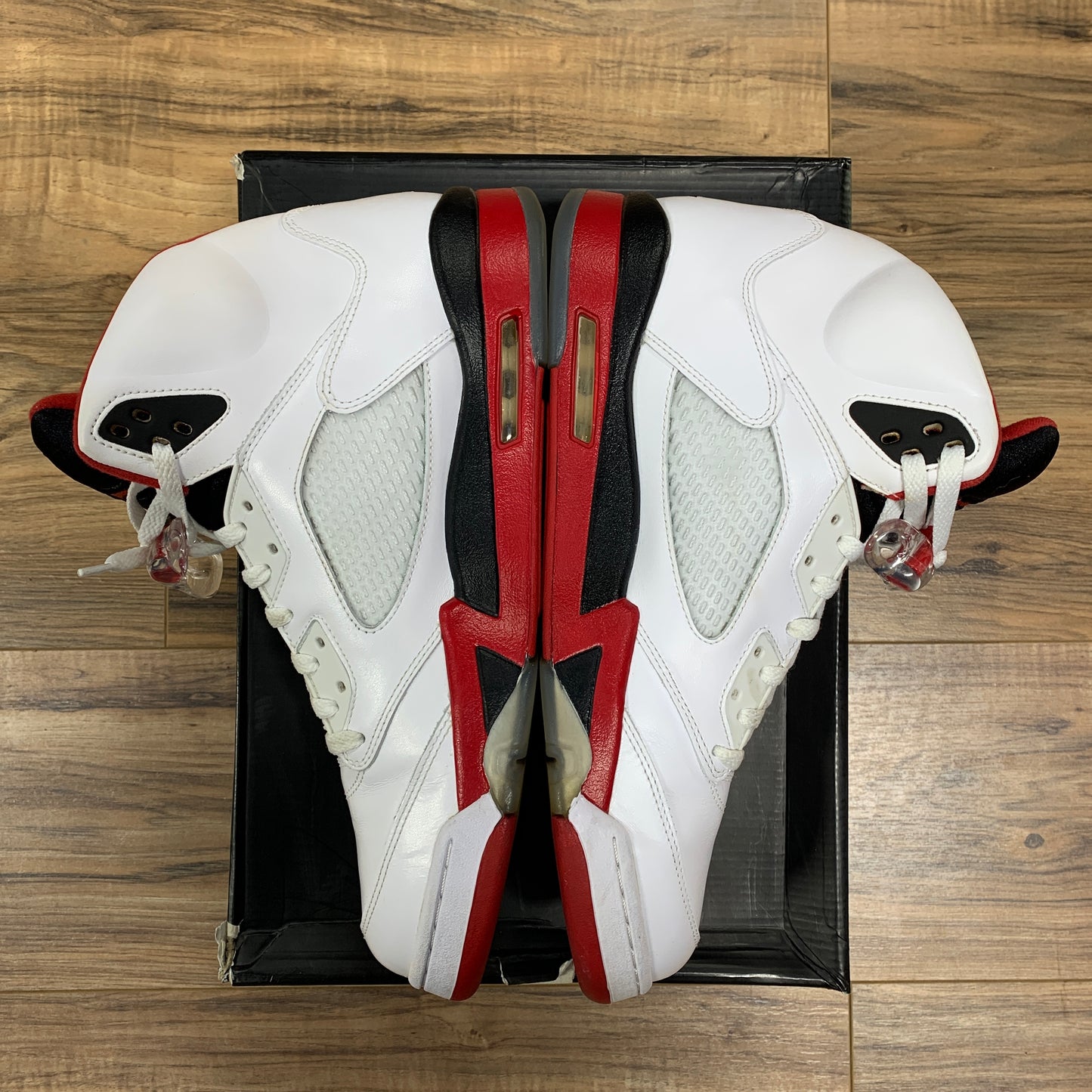 Jordan 5 'Fire Red Black Tongue' Size 13