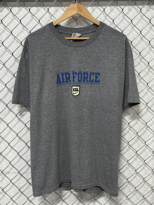 Vintage Y2K Nike Air Force Graphic Tee Size XL
