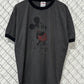 Vintage Mickey Mouse Disney Cartoon Ringer Tee Size XL