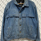 Vintage 90's Hidden Agenda Denim Police Trucker Jacket Size XL