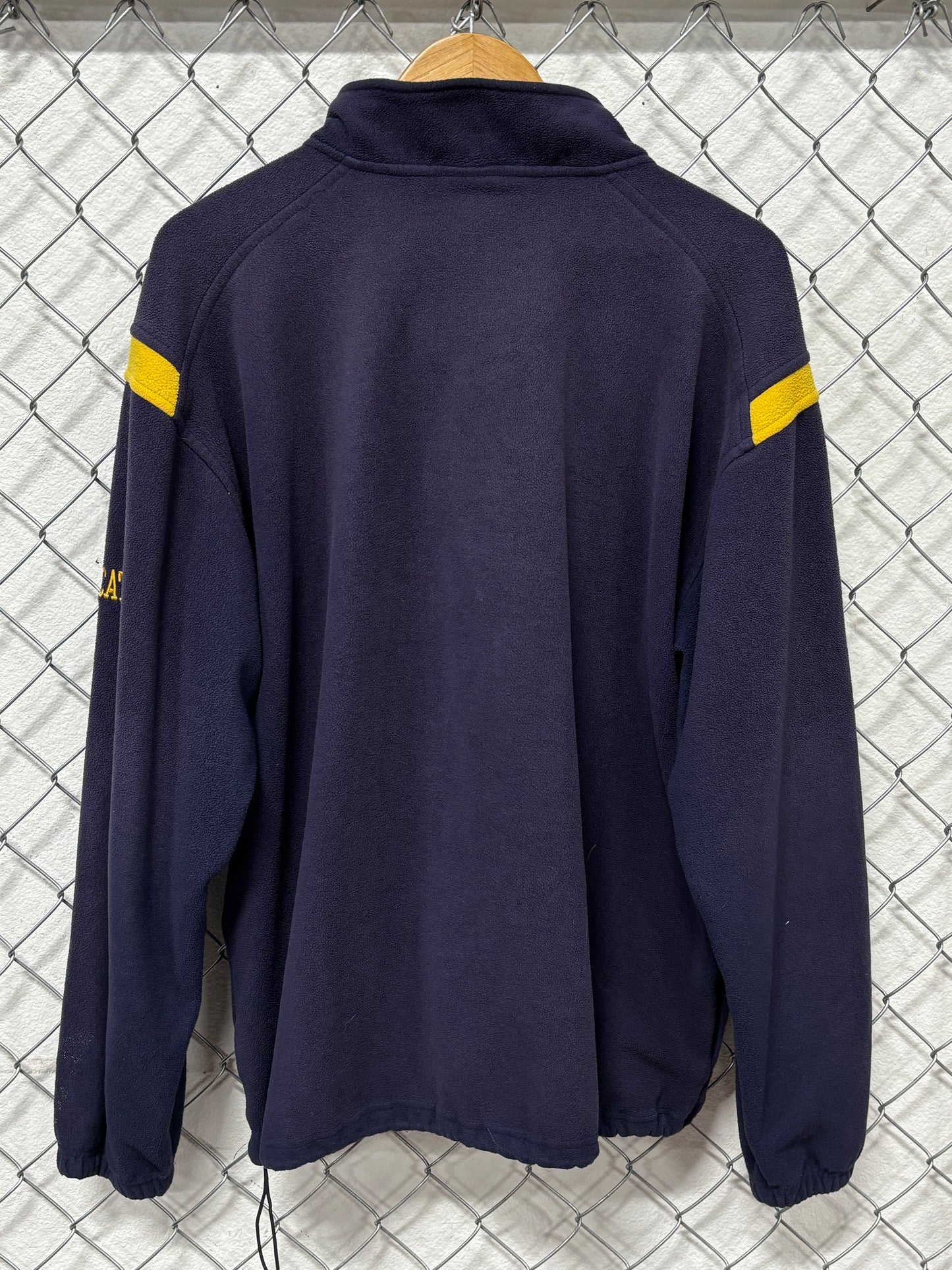 Vintage Y2K Montana State University Bobcats Quarter Zip Sweater Size Large