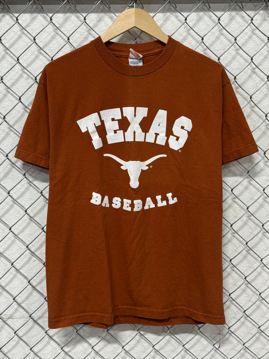 Vintage Texas Longhorns Baseball Collegiate Graphic Tee Size Large