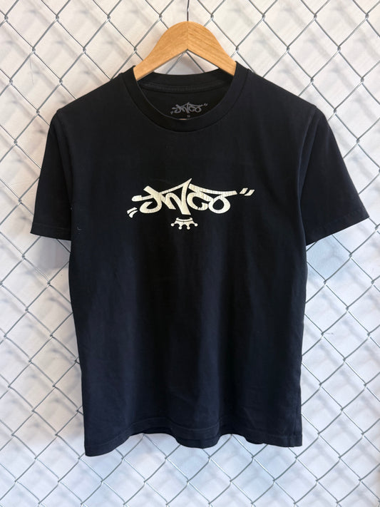 Vintage Y2K JNCO Spellout Crown Logo Tee Size Small