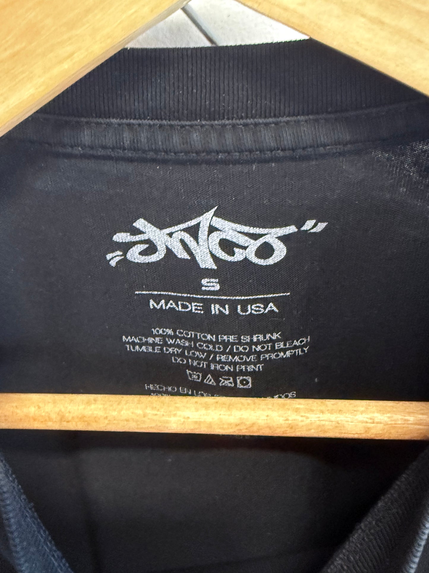 Vintage Y2K JNCO Spellout Crown Logo Tee Size Small