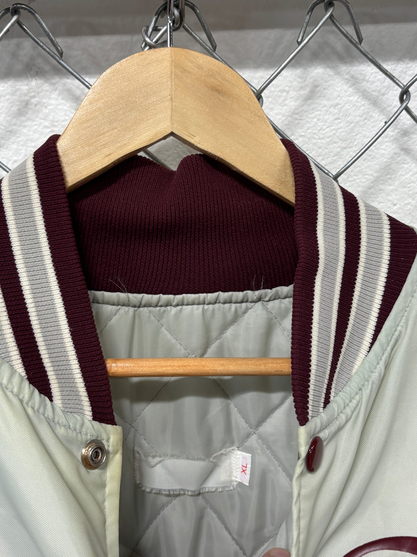 Vintage 80's Rainier Beer Roy Montana Rodeo Nylon Jacket Size XL