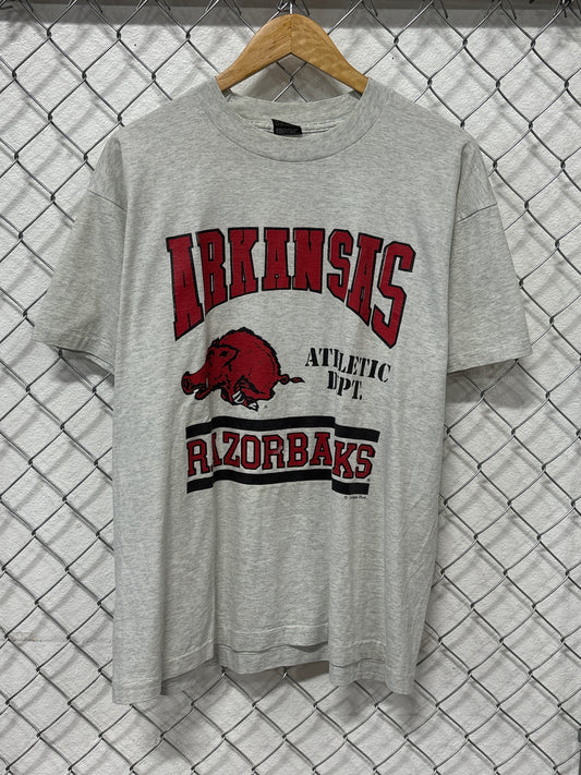 Vintage 90's Arkansas Razorbacks Athletic Department Collegiate Tee Size XL