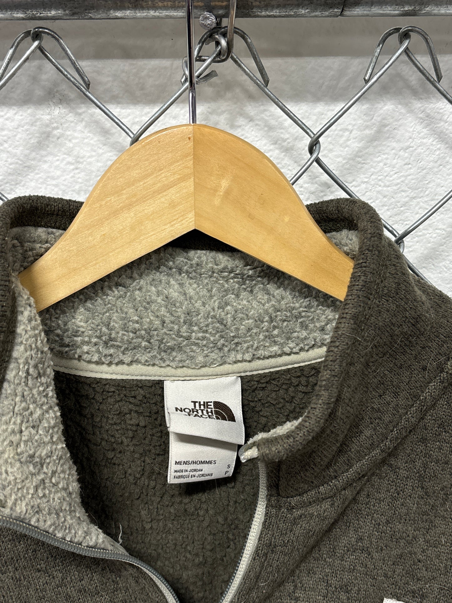 The North Face Two Toned Half Zip Fleece Sweater Size Small