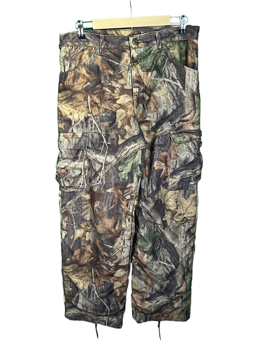 Vintage Hunters Woodland Camo Cargo Pants Size 32x29