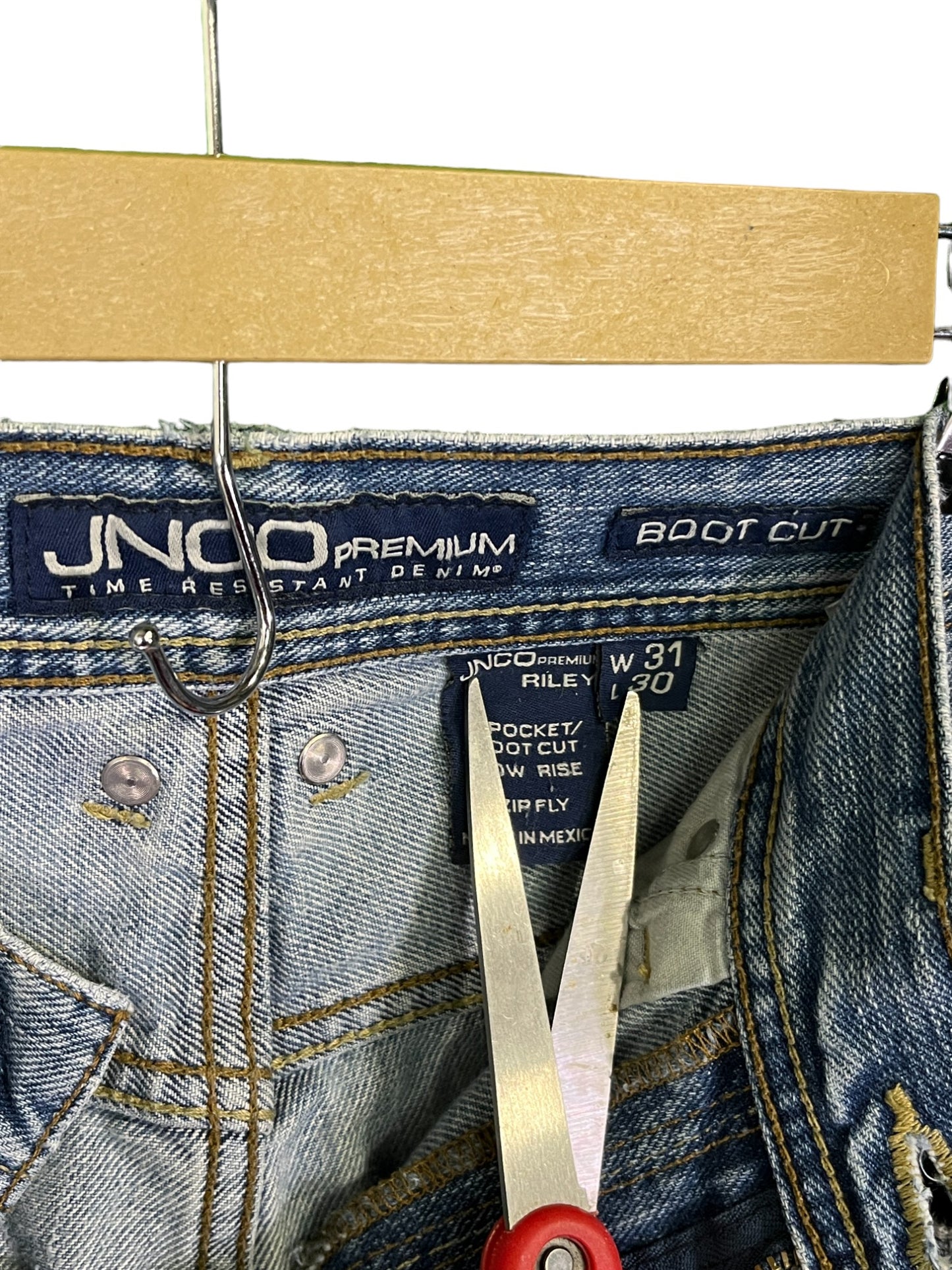 Vintage JNCO Premium Women's Boot Cut Denim Jeans 30x31