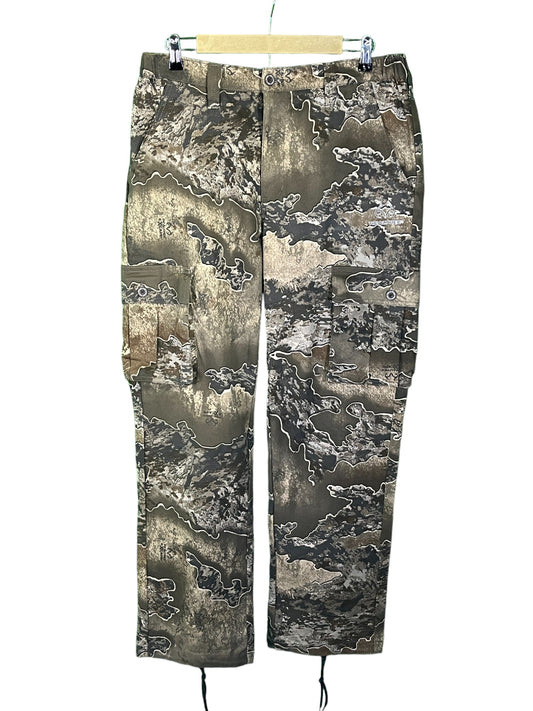 Realtree Hunters Woodland Camo Cargo Pants Size 34x33