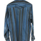 Vintage Wrangler Striped Brushpopper Western Button Up Shirt Size Large