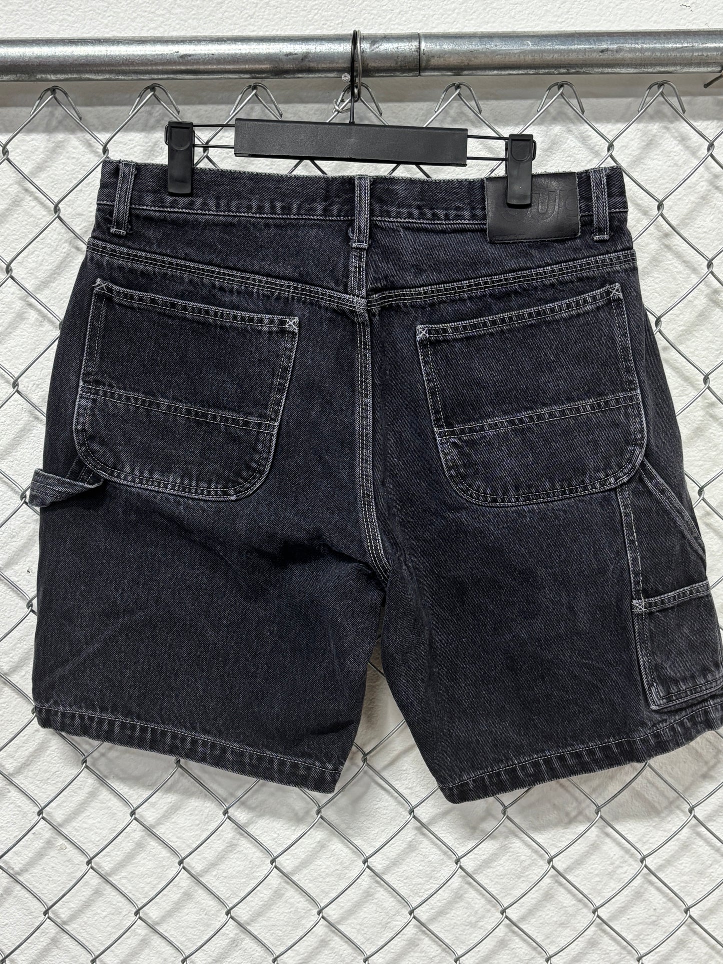 Supreme SS21 Black Denim Painter Shorts Size 32