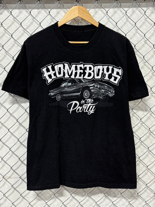 Vintage Y2K Homeboys in the Party Low Rider Graphic Tee Size Large