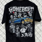 Vintage Y2K Homeboys in the Party Low Rider Graphic Tee Size Large