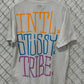 Stussy International Tribe White Graphic Tee Size Large