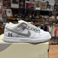 Nike SB Dunk Low 'Supreme 94 White Metallic Silver' Size 10.5