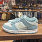 Nike Dunk Low 'Clear Blue Swoosh' Size 7Y