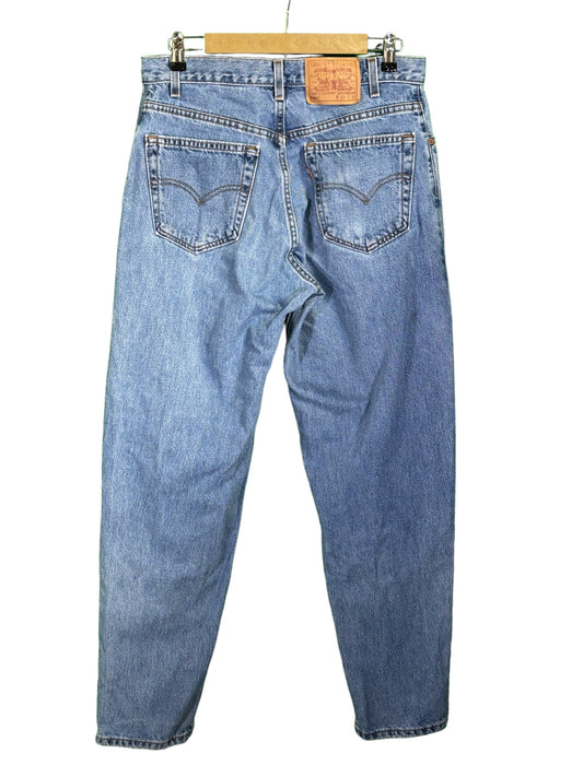 Vintage 90's Levi's 560 Medium Wash Straight Leg Denim Jeans Size 32x31