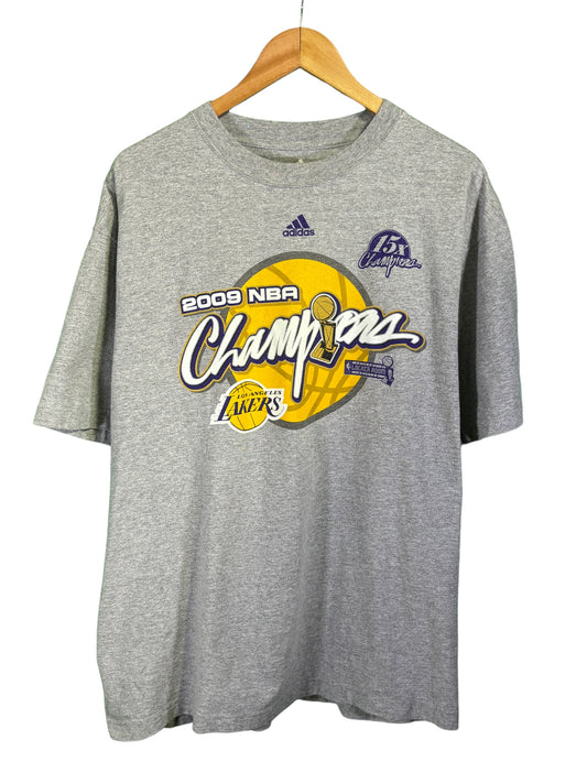 2009 Adidas Los Angeles Lakers Champions Graphic Tee Size Large