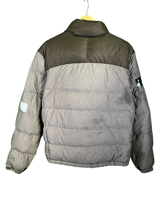 Vintage The North Face Nuptse Down 700 Grey Black Puffer Jacket Size Medium
