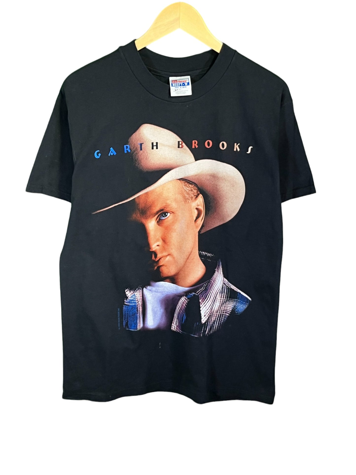 Vintage 1996 Garth Brooks Fresh Horses Portrait Tour Tee Size Medium