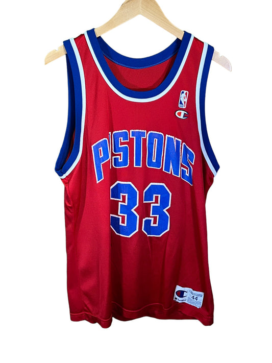 Vintage 90's Champion Detroit Pistons Grant Hill Jersey Size 44 (Large)