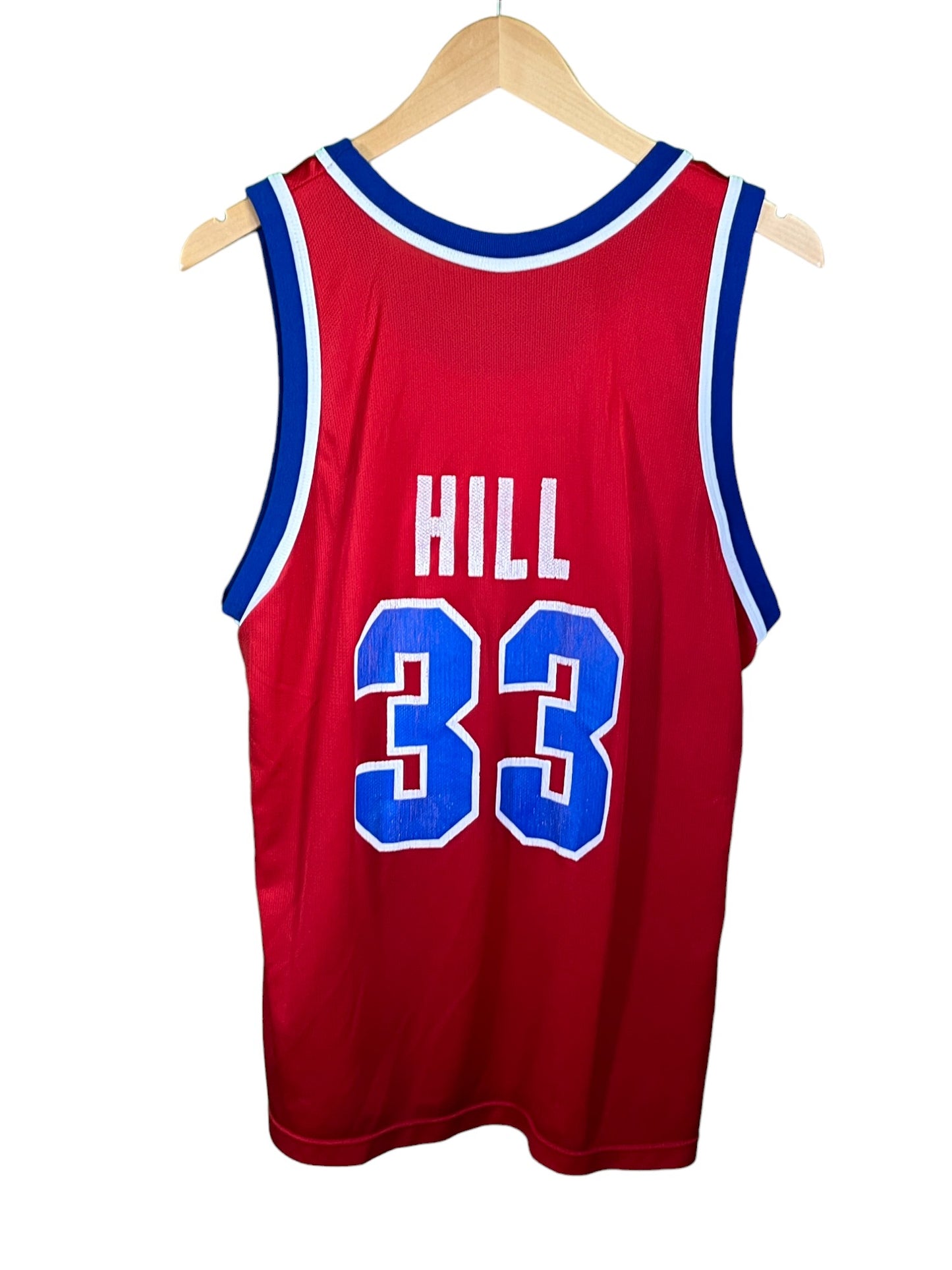 Vintage 90's Champion Detroit Pistons Grant Hill Jersey Size 44 (Large)