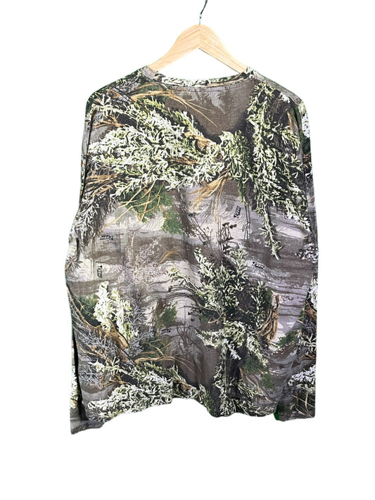 Diablo Doors Hunters Woodland Camo Long Sleeve Shirt Size XXL