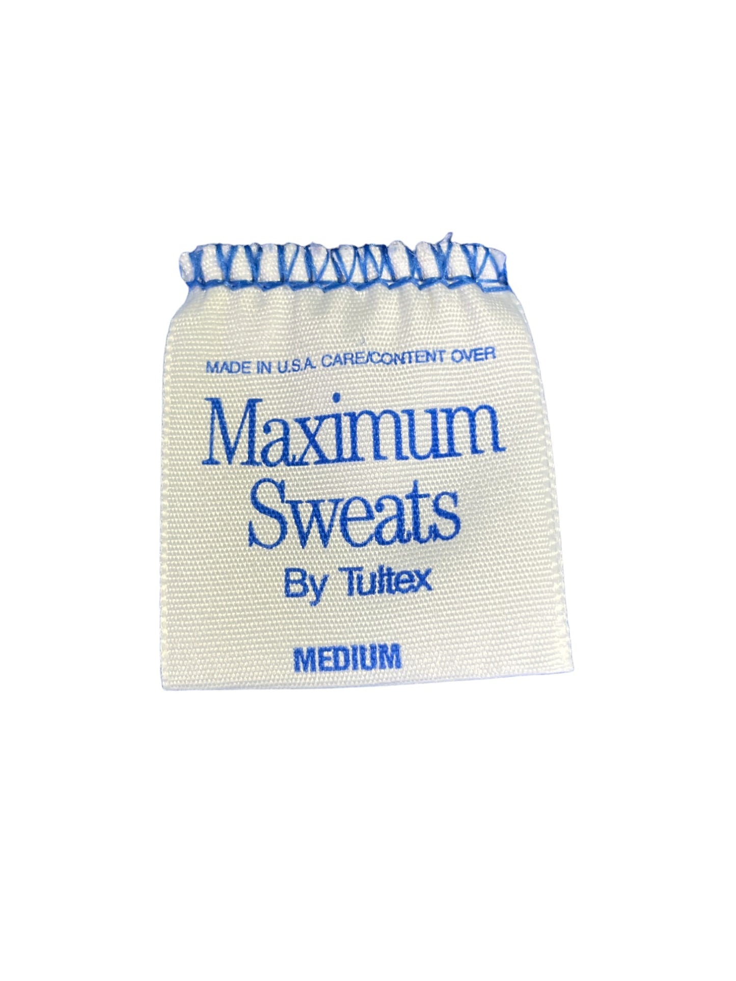 Vintage 90's Tultex Maximum Sweats Blank Blue Crewneck Sweater Size Medium