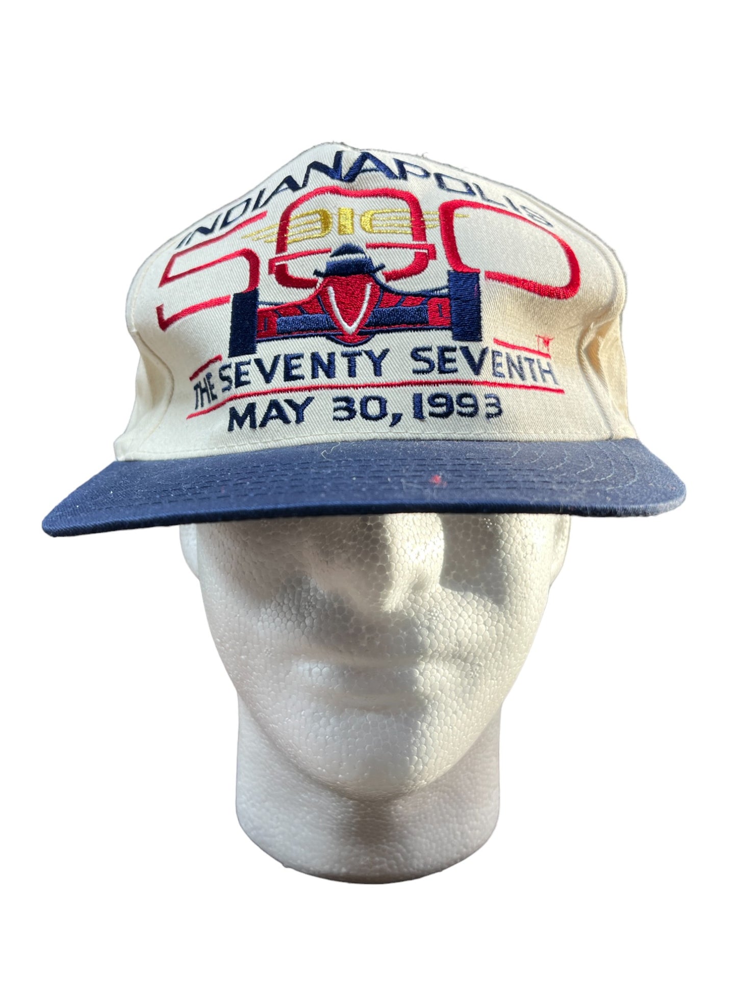 Vintage 1993 Indianapolis Indy 500 Snapback Hat