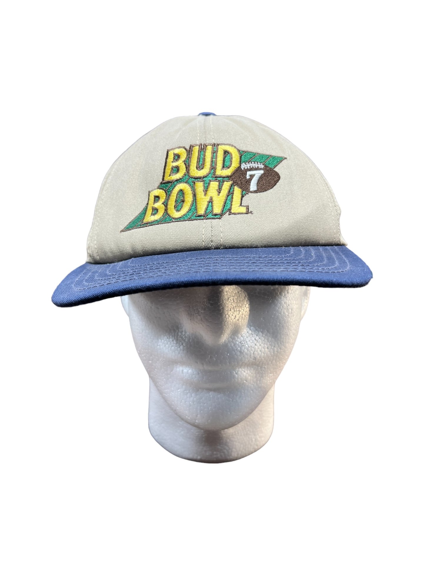 Vintage 90's Bud Bowl Budweiser Football Snapback