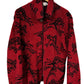 Vintage Rhonda Stark Fleece Horse All Over Print Sweater Size Medium