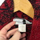 Vintage Rhonda Stark Fleece Horse All Over Print Sweater Size Medium