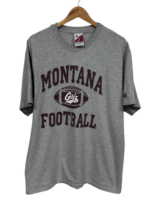 Vintage University of Montana Grizzlies Football Graphic Tee Size XL