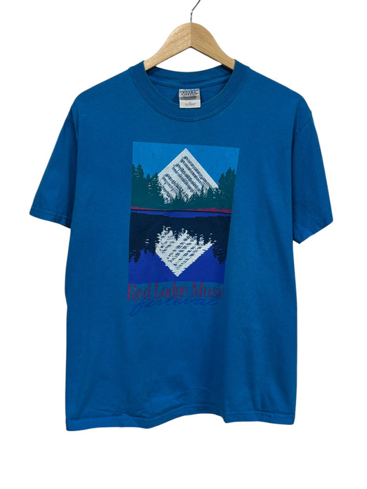 Vintage Red Lodge Music Festival Montana Graphic Tee Size Medium