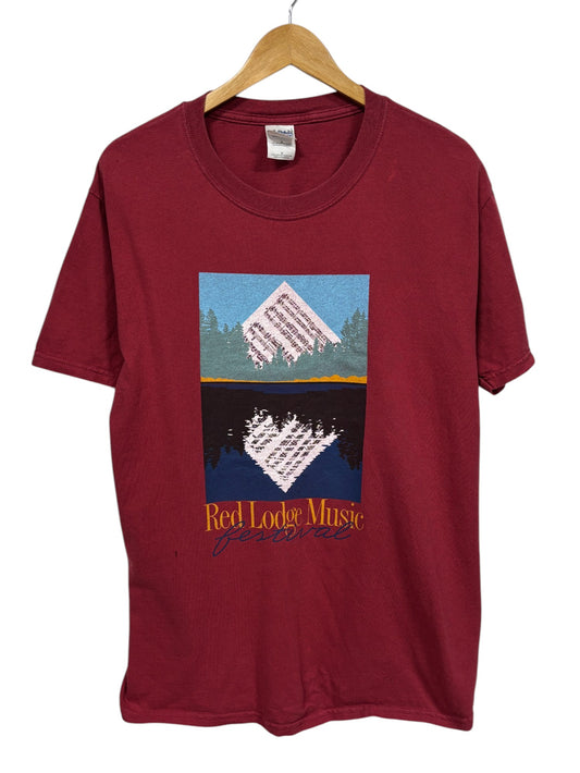 Vintage Red Lodge Music Festival Montana Graphic Tee Size Medium