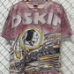 Vintage 90's Magic Johnson Washington Redskins AOP Tee Size Large