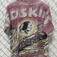 Vintage 90's Magic Johnson Washington Redskins AOP Tee Size Large