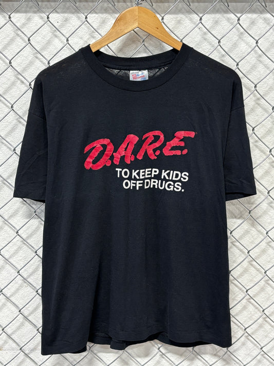 Vintage 90's Dare Keep Kids Off Drugs Graphic Tee Size XL