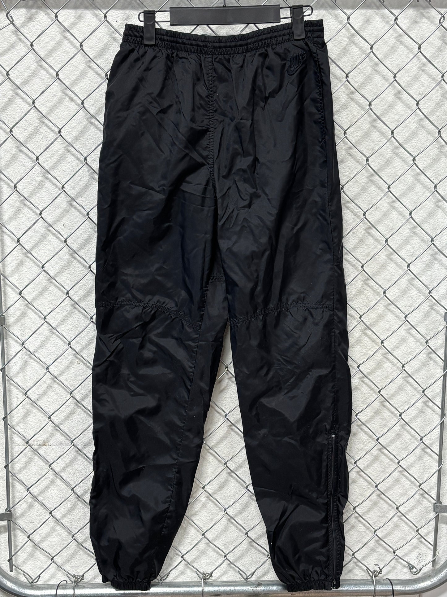 Vintage 90's Nike Silver Tag Nylon Warm Up Pants Size Medium